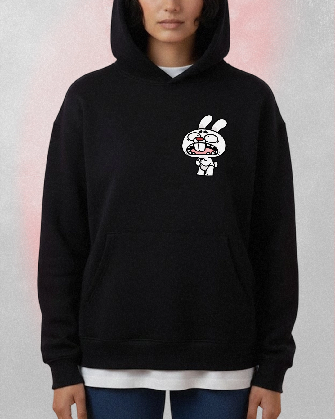 Bunny Printed Hoodie