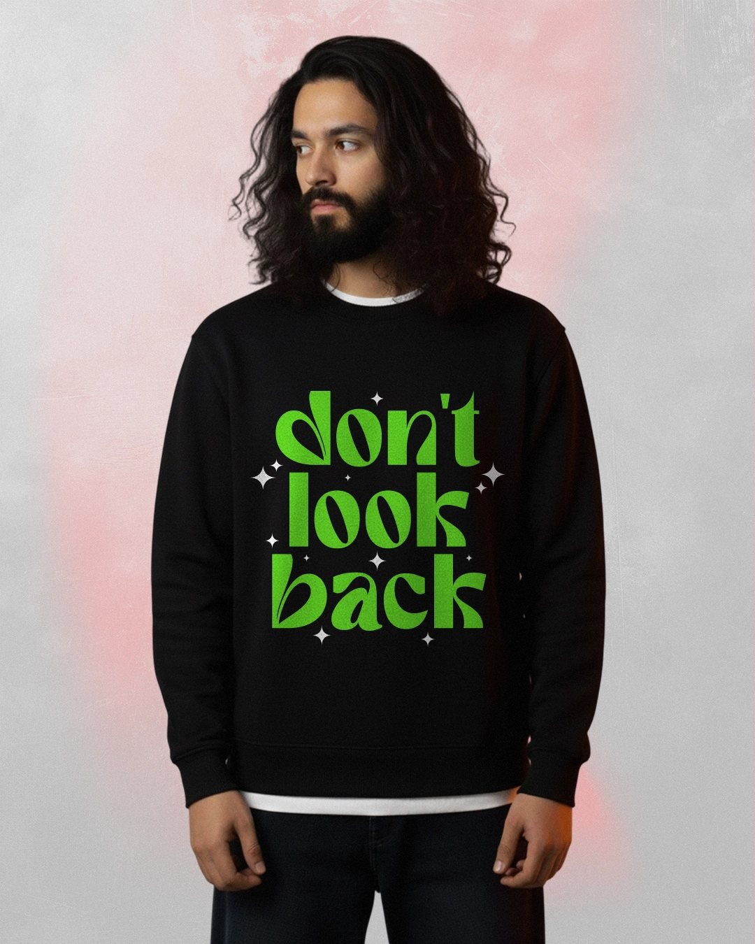 Don’t Look Back crewneck sweatshirt