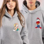 Bunny Cartoon Couple Hoodie