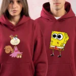Cartoon Couple Hoodie