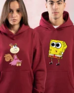 Cartoon Couple Hoodie