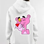 Pink Panther Printed Hoodie