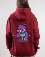 Bird Printed Hoodie - Image 3