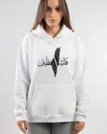Palestine Black Hoodie - Image 5