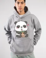 Cute Panda Printed Hoodie - Image 3