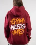 Gym Needs Me Hoodie - Image 3