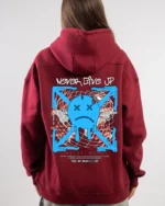 Never Give Up Hoodie - Image 4