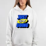 just keep going hoodie