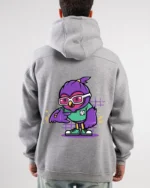 bird printed hoodie