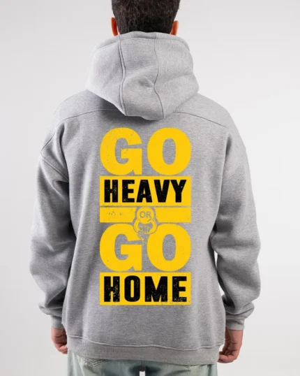 go heavy go back hoodie