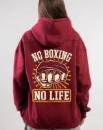 no boxing no life hoodie