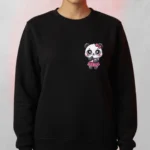 cute panda printed sweatshirt
