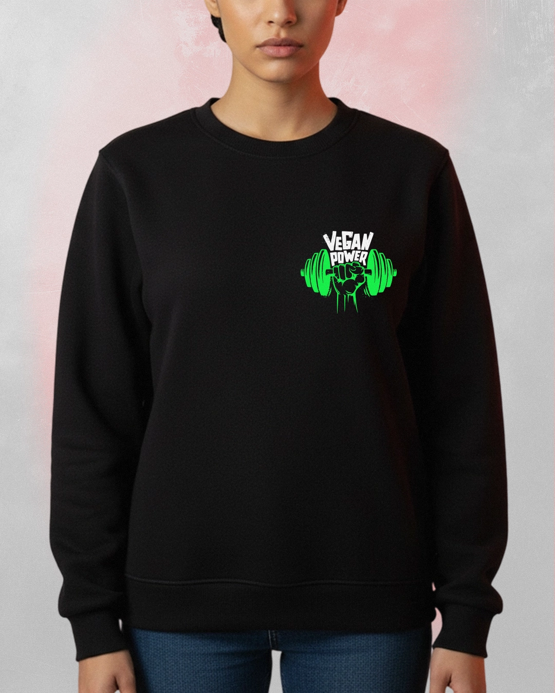 vegan power sweatshirt vegan power sweatshirt