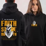 Faith Strong Might Hoodie