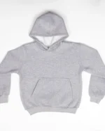 Custom basic kids hoodies with a plain design ready for personalization. Add your own text or artwork with soft fabric and comfortable fit for kids.