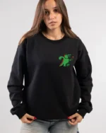 Cartoon Crocodile Mic Sweatshirt