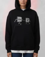 Ctrl Z black hoodie