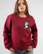 Dancing Panda Cartoon Sweatshirt