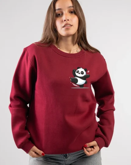 Dancing Panda Cartoon Sweatshirt