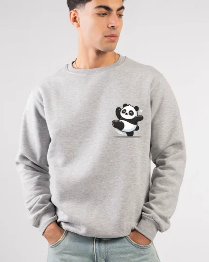 Dancing Panda Cartoon Sweatshirt