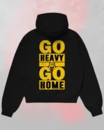 go heavy go back hoodie