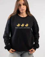 Lucky Duck​ Sweatshirt Black