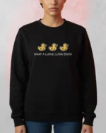 Lucky Duck​ Sweatshirt Black