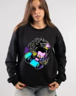 Neon Skater Cartoon Sweatshirt
