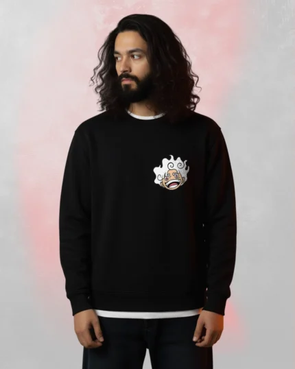 one piece black sweatshirt