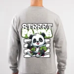Street Panda Cartoon Sweatshirt