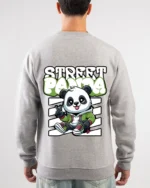 Street Panda Cartoon Sweatshirt