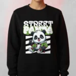 Street Panda Cartoon Sweatshirt