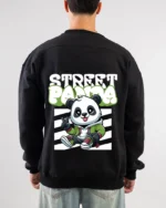 Street Panda Cartoon Sweatshirt