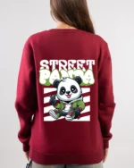 Street Panda Cartoon Sweatshirt