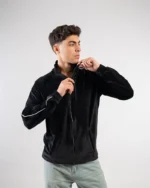 Basic Adults Velvet Plain Jacket - Image 3