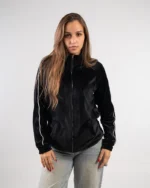 Basic Adults Velvet Plain Jacket - Image 2