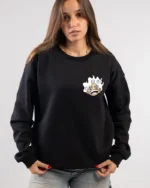 one piece black sweatshirt