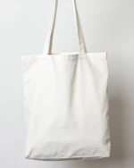 Custom tote bag printed white made from luxury fabric