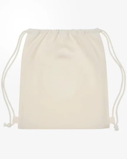 Custom Custom Rope Handle Tote Bag white made from luxury fabric