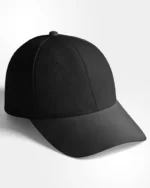Custom cap embroidered with adjustable back strap and solid color design