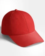 Custom cap embroidered with adjustable back strap and solid color design