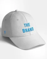 Custom cap embroidered with adjustable back strap and solid color design