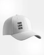 Custom cap embroidered with adjustable back strap and solid color design