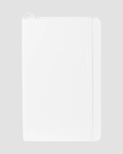 Custom A5 notebook with laser engraving and UV printing in multiple colors